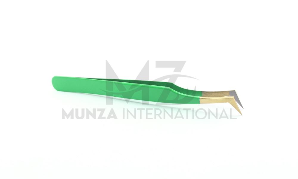 Green Gold Tweezers